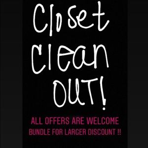 Closet Clean OUT !!!!!!!!